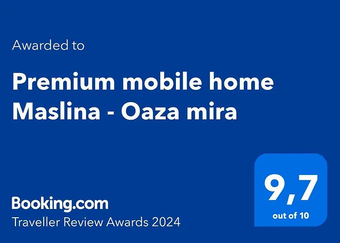 Kemping Premium Mobile Maslina - 2 Bedrooms, Large Terrace - Oaza Mira *