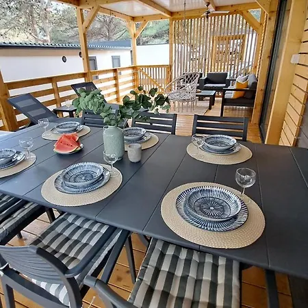 Premium Mobile Maslina - 2 Bedrooms, Large Terrace - Oaza Mira *
