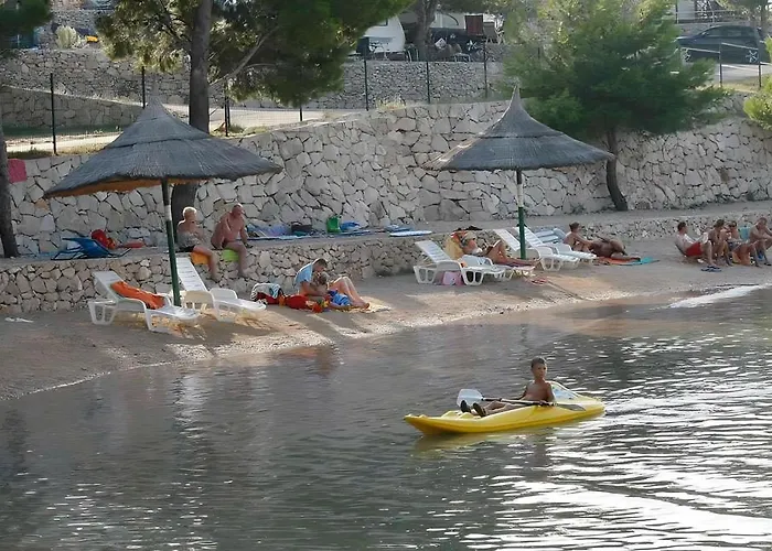 Campsite Premium Mobile Home Maslina - 2 Bedrooms, Large Terrace - Oaza Mira Drage